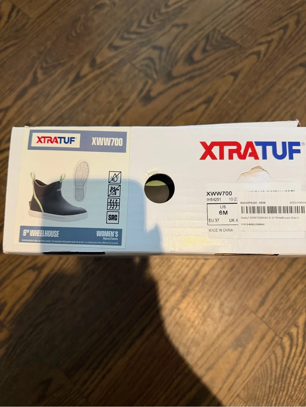 XTRATUF Women’s Gray & Mint Winter Rain Boots - Lightweight Waterproof Slip-On